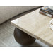 Atlas Coffee Table in Warm Travertine and Dark Cinder - AT9370-DKC/WMT - GreatFurnitureDeal