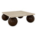 Atlas Coffee Table in Warm Travertine and Dark Cinder - AT9370-DKC/WMT - GreatFurnitureDeal