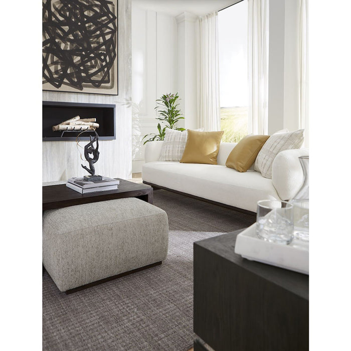 Blair Ottoman in Subtle Chalk and Dark Cinder - AT9708-SCH/DKC - GreatFurnitureDeal
