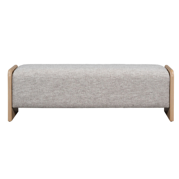 Jed Bench in Frothed Latte - AT9804-FTL/RWO - GreatFurnitureDeal