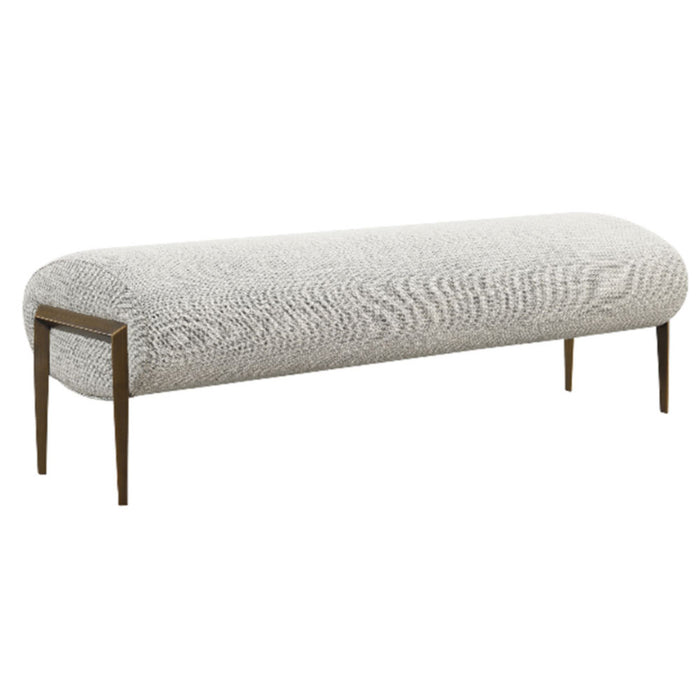 Carver Bench in Warm Dove - AT9805-WMD - GreatFurnitureDeal