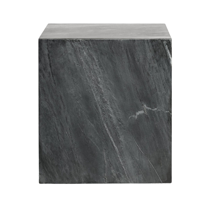 Lennox End Table in Storm Cloud Marble - AT9239-SMC - GreatFurnitureDeal