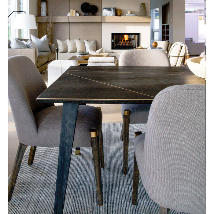 Brighton Dining Table in Brushed Carbon - AT60091-BDC - GreatFurnitureDeal