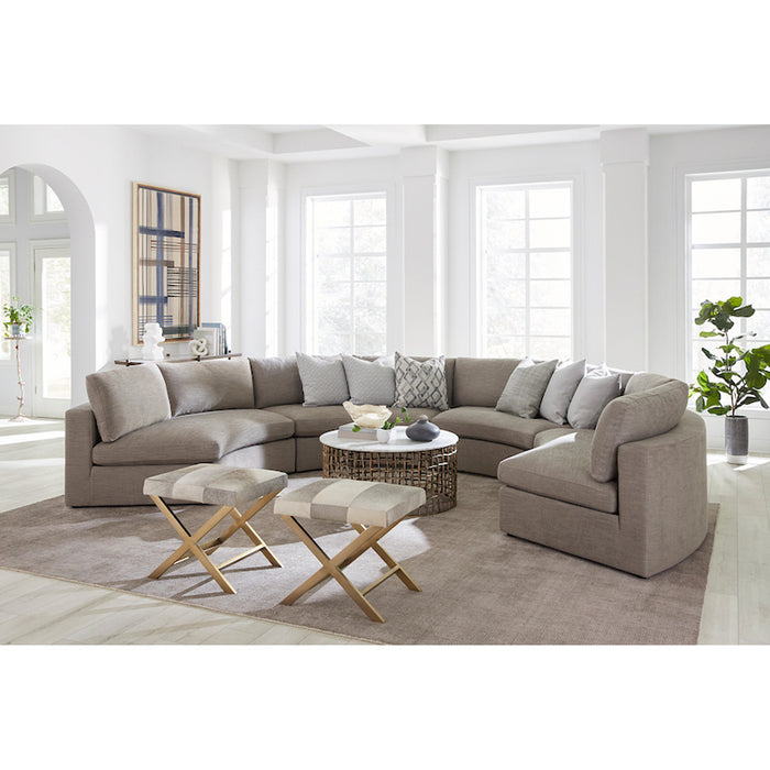 Lars End Table in Cloud Marble and Refined Brass - AT9261-CM/RBF - GreatFurnitureDeal