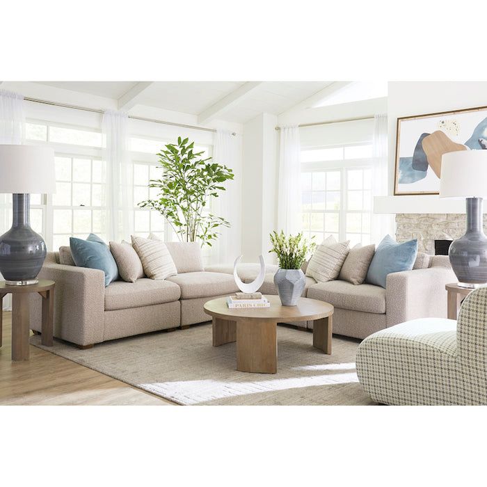 Reese CORNER SOFA in Textured Oatmeal - AT10920-TXO - GreatFurnitureDeal