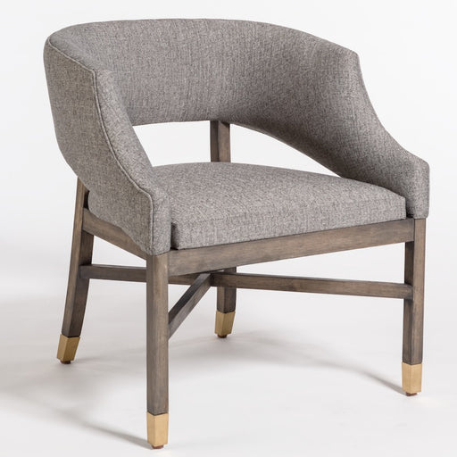 Wyatt Dining Chair in Modern Tweed and Distressed Beechwood - AT9028-MT - GreatFurnitureDeal