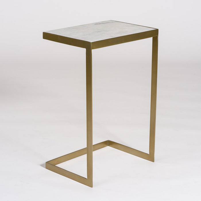 Laguna Accent Table in Siena Marble and Antique Brass - AT9211-ABF - GreatFurnitureDeal