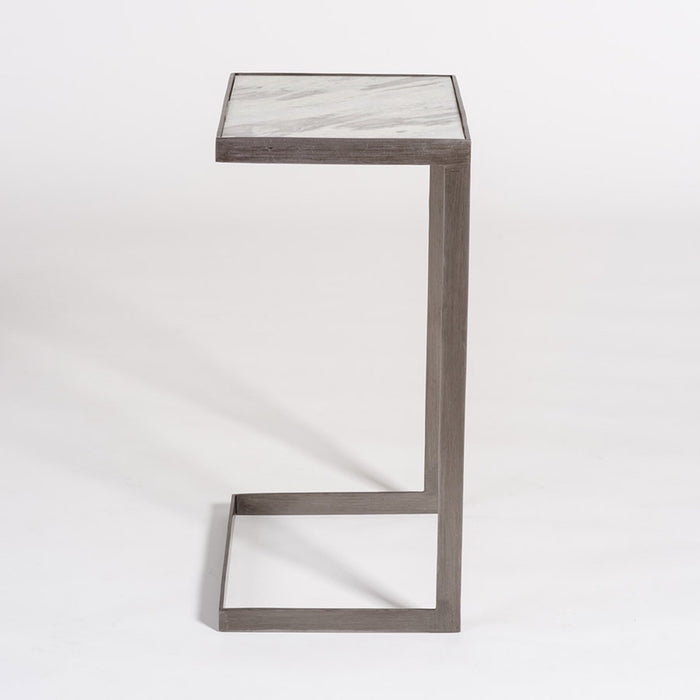 Laguna Accent Table in Siena Marble and Burnished Riviera - AT9211-BRF - GreatFurnitureDeal