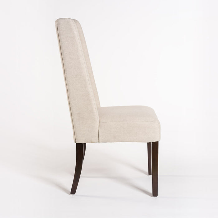 Tribeca Dining Chair in Cement Herringbone and Ebony - AT600-CH - GreatFurnitureDeal