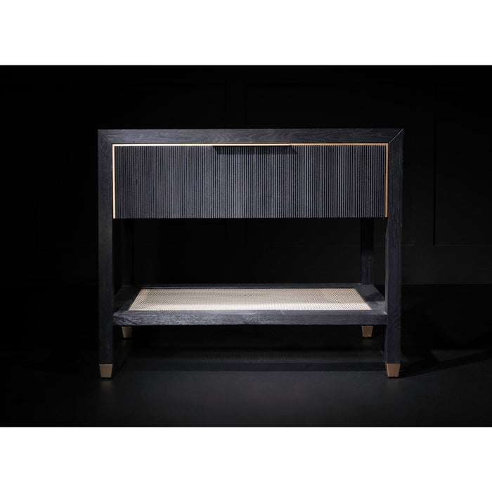 Caleb 1 Drawer Nightstand in Onyx Oak - AT20900-OXO - GreatFurnitureDeal