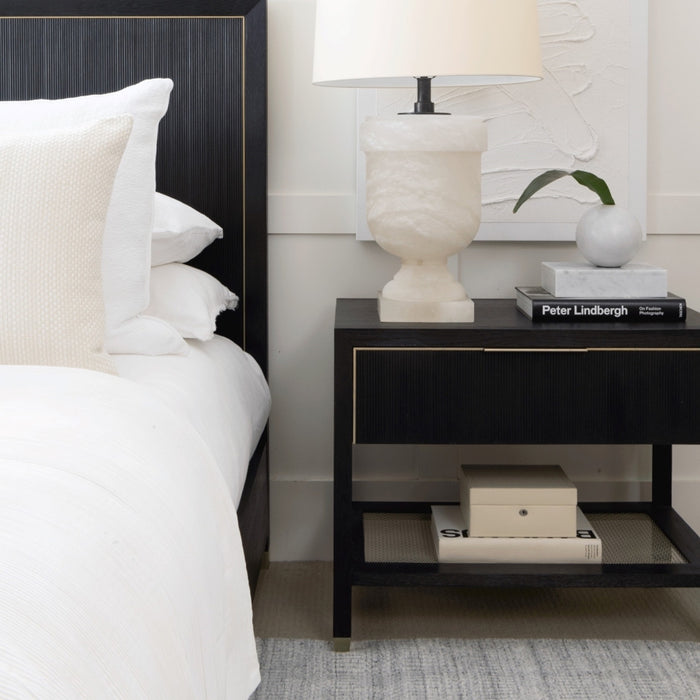 Caleb 1 Drawer Nightstand in Onyx Oak - AT20900-OXO - GreatFurnitureDeal