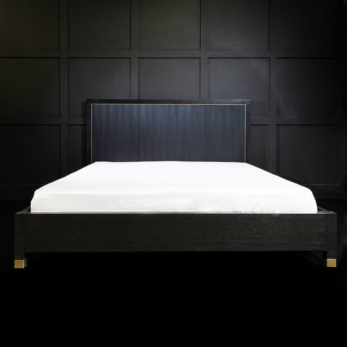 Caleb King Bed in Onyx Oak - AT40240K-OXO - GreatFurnitureDeal
