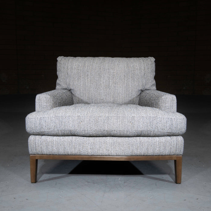 Lewis Chair in Metallic Oyster and Warm Jakarta - AT9060-MCO - GreatFurnitureDeal