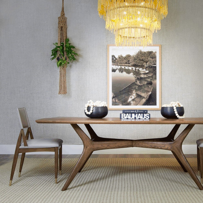 Ryker Dining Table in Warm Walnut - AT8916-WWT - GreatFurnitureDeal