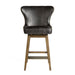 Rockwell Swivel Counter Stool in Essex Grey and Antique Charcoal - AT018C-EG/AC - GreatFurnitureDeal