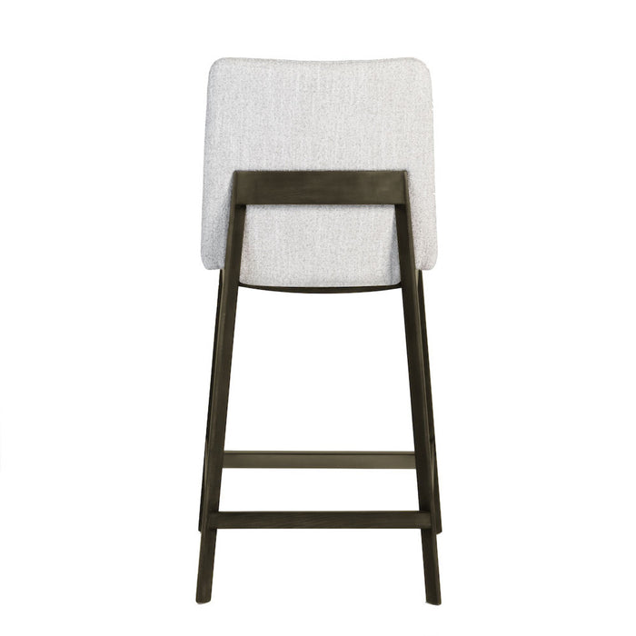 Clifton Counter Stool in Misted Silver and Moderna Brown - AT049C-MDS - GreatFurnitureDeal