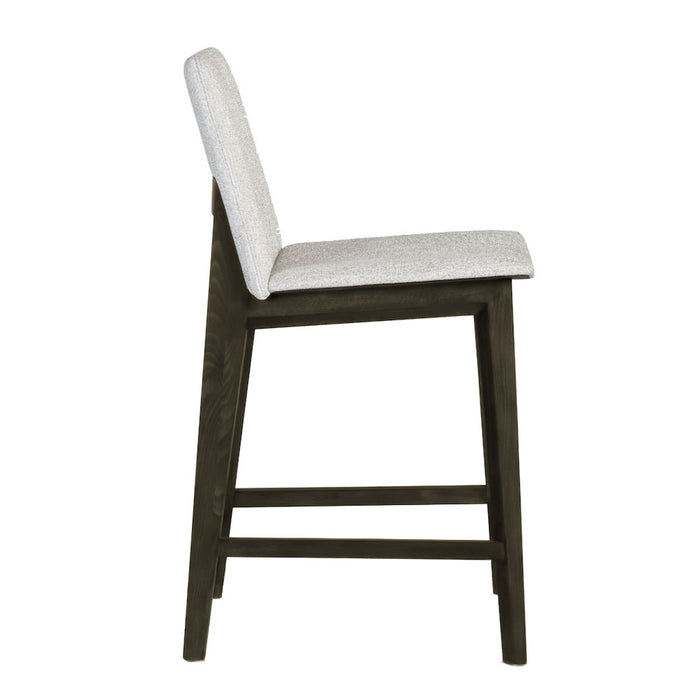 Clifton Counter Stool in Misted Silver and Moderna Brown - AT049C-MDS - GreatFurnitureDeal