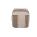 Barret Small Pouf Ottoman in Froth Toffee - AT071-FRT - GreatFurnitureDeal