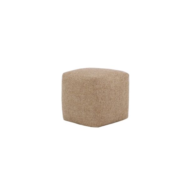 Barret Small Pouf Ottoman in Snow Timber - AT071-SNT - GreatFurnitureDeal