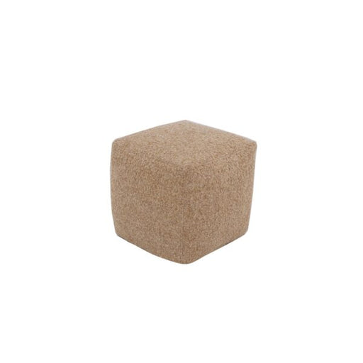 Barret Small Pouf Ottoman in Snow Timber - AT071-SNT - GreatFurnitureDeal