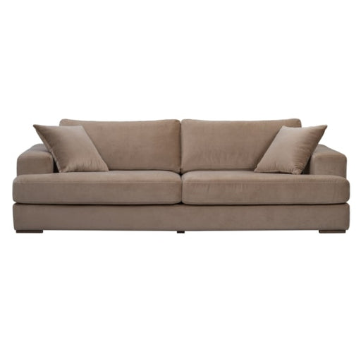 Clyde Sofa in Toffee Velvet - AT10366-TFV/MMC - GreatFurnitureDeal