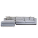 Maddox LAF Sectional in Subtle Chalk and Madagascar Oak - AT10511-SCH/MDO - GreatFurnitureDeal