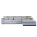 Maddox RAF Sectional in Subtle Chalk and Madagascar Oak - AT10512-SCH/MDO - GreatFurnitureDeal