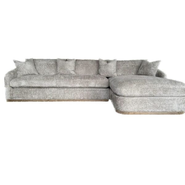 RAF Beckham Sectional in Fethered Steel - AT15102-FDS - GreatFurnitureDeal