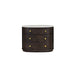 Greer Three Drawer Nightstand in Chocolate Burl - AT20330-CTB/GWM - GreatFurnitureDeal