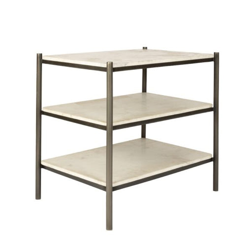 Hollywood End Table in Gunmetal - AT205-CM/GMF - GreatFurnitureDeal
