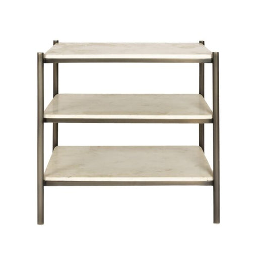 Hollywood End Table in Gunmetal - AT205-CM/GMF - GreatFurnitureDeal