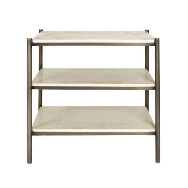 Hollywood End Table in Gunmetal - AT205-CM/GMF - GreatFurnitureDeal