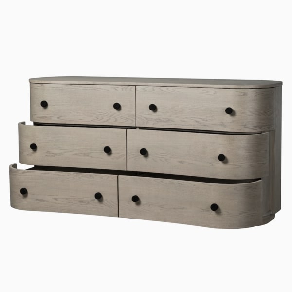 Emery Six Drawer Dresser in Dusted Stone - AT30290-DDS - GreatFurnitureDeal