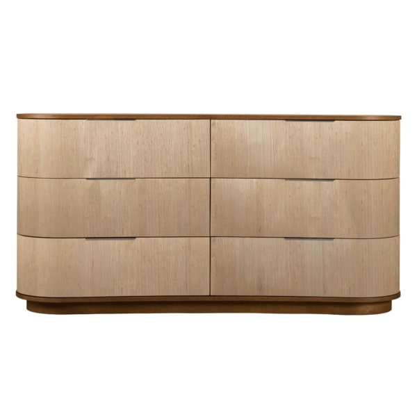 Belmont Six Drawer Dresser in Warm Oak - AT30340-WMO Belmont Six Drawer Dresser in Warm Oak - AT30340-WMO