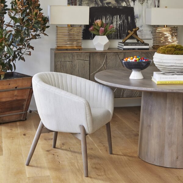 Payson Dining Chair in Essex Steel and Natural Grain - AT378-ESS - GreatFurnitureDeal