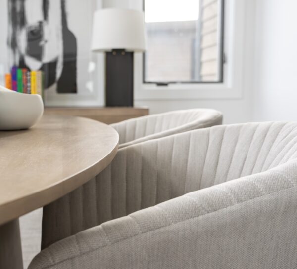 Payson Dining Chair in Essex Steel and Natural Grain - AT378-ESS - GreatFurnitureDeal