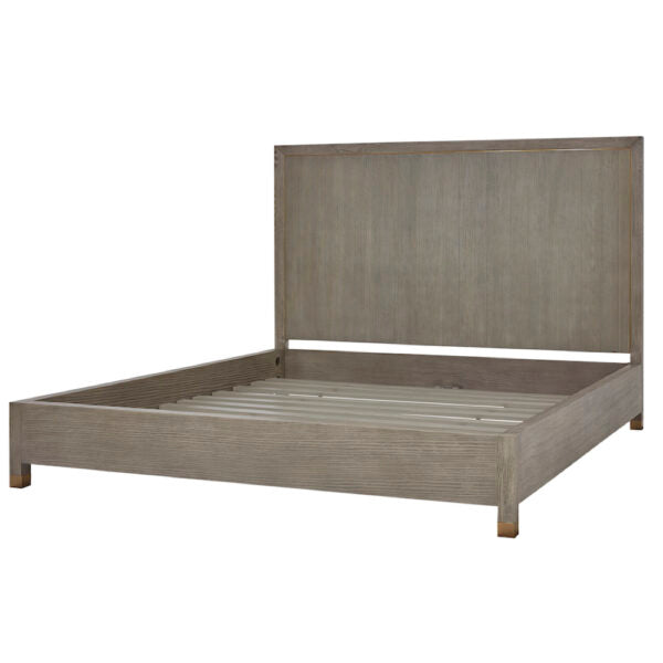 Caleb Queen Bed in Brushed Smoke - AT40240Q-BRS - GreatFurnitureDeal