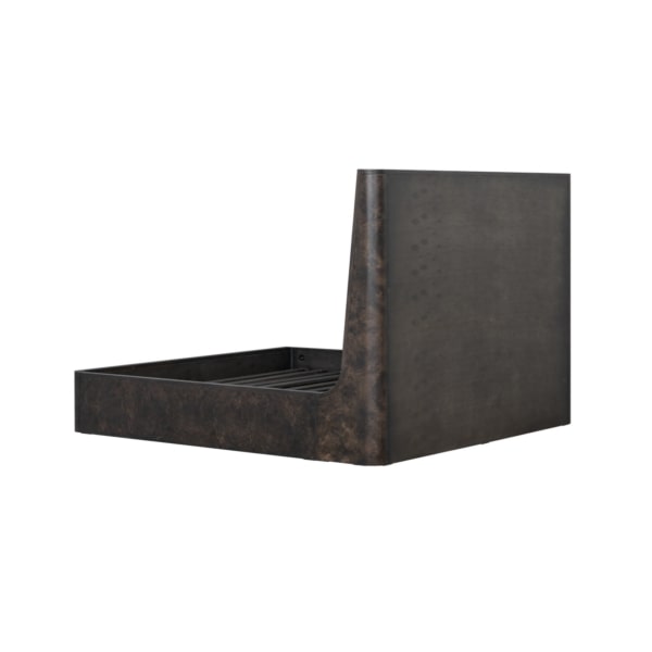 Marshall Queen Bed in Chocolate Burl - AT40350Q-CTB - GreatFurnitureDeal