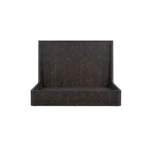 Marshall Queen Bed in Chocolate Burl - AT40350Q-CTB - GreatFurnitureDeal