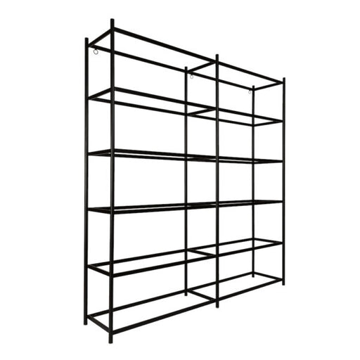 Hollywood 72"Bookshelf in Matte Black - AT5105-MBK - GreatFurnitureDeal