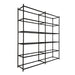 Hollywood 72"Bookshelf in Matte Black - AT5105-MBK - GreatFurnitureDeal