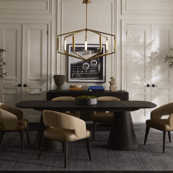 Creighton 96" Dining Table in Medium Cinder - AT60122-MCR - GreatFurnitureDeal