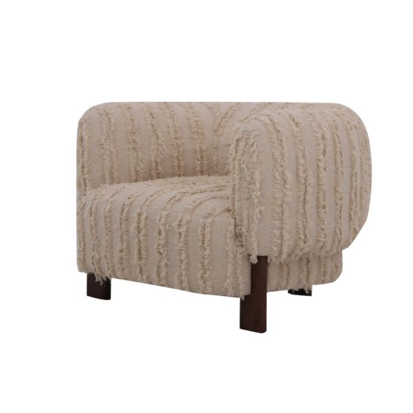 Bristol Occasional Chair in Boho Fringe - AT9067-BHF/DKC - GreatFurnitureDeal