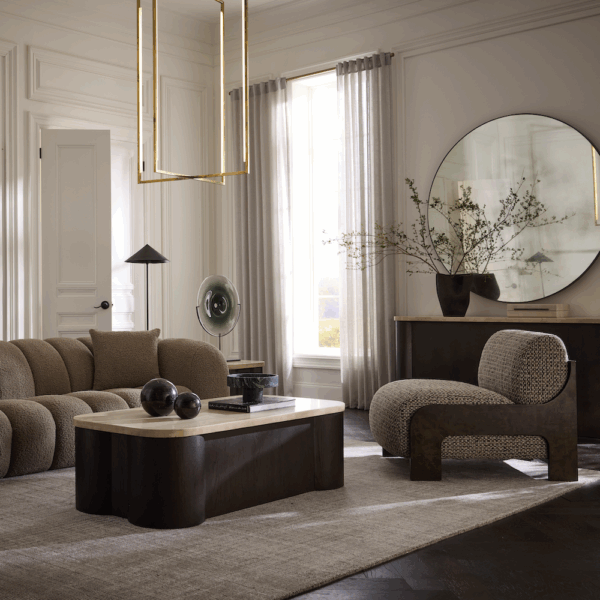 Coco Occasional Swivel Chair in Twilight Tweed - AT9072-TGT/CTB - GreatFurnitureDeal