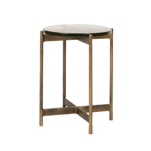 Silas End Table in Refined Brass - AT9274-CTG/RBF - GreatFurnitureDeal