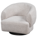 Nyles Occasional Swivel Chair in Subtle Chalk - AT9610-SCH/DKC - GreatFurnitureDeal
