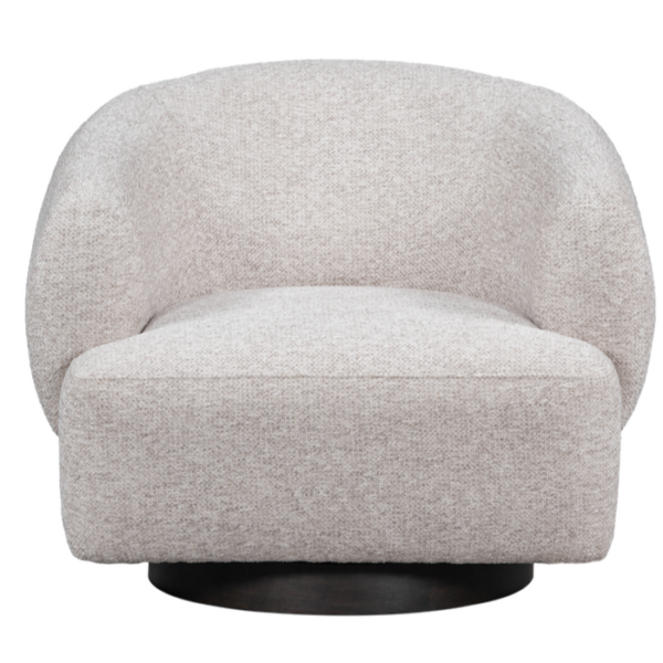 Nyles Occasional Swivel Chair in Subtle Chalk - AT9610-SCH/DKC - GreatFurnitureDeal