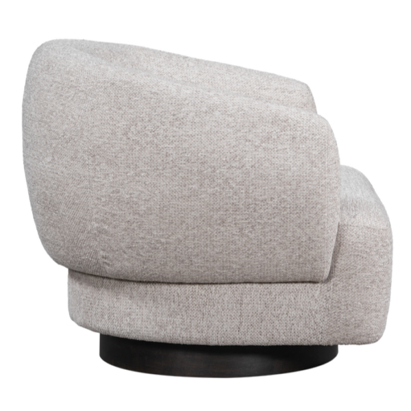 Nyles Occasional Swivel Chair in Subtle Chalk - AT9610-SCH/DKC - GreatFurnitureDeal