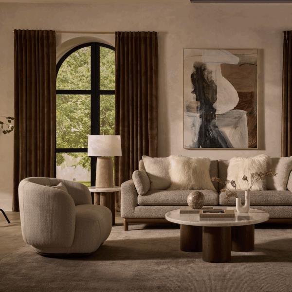 Claire Occasional Swivel Chair in Tawny Taupe - AT9619-TWT - GreatFurnitureDeal