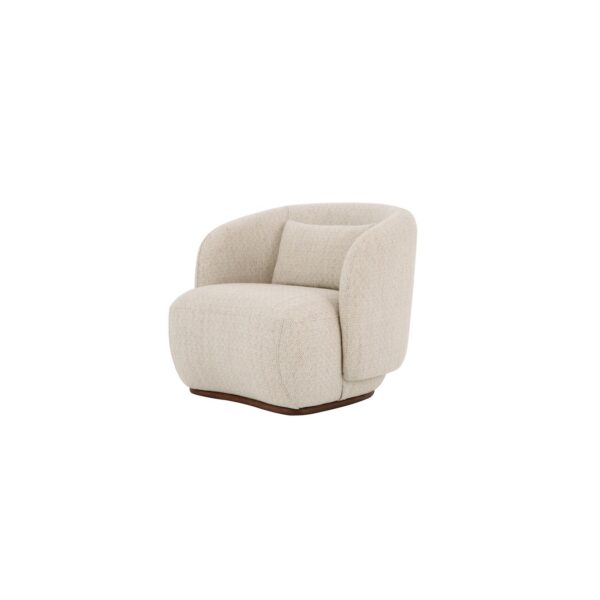 Chloe Occasional Swivel Chair in Woven Wheat - AT9621-WNW - GreatFurnitureDeal